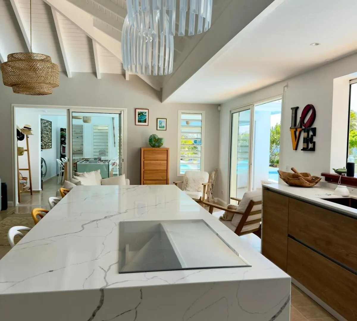 Villa Avalon, Paradis Vue Mer Avec Acces Direct A La Plage Par Le Jardin! Saint-Francois